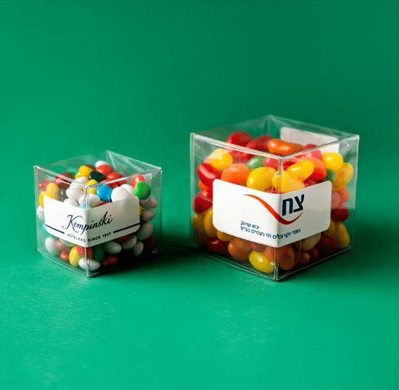 קוביית PVC קטנה ממותגת