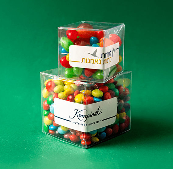 קוביית PVC גדולה ממותגת